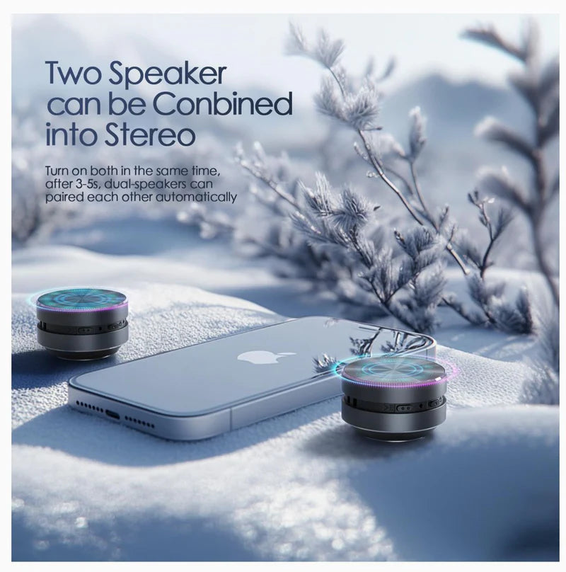 Wireless Bluetooth Speaker Magnetic Portable
